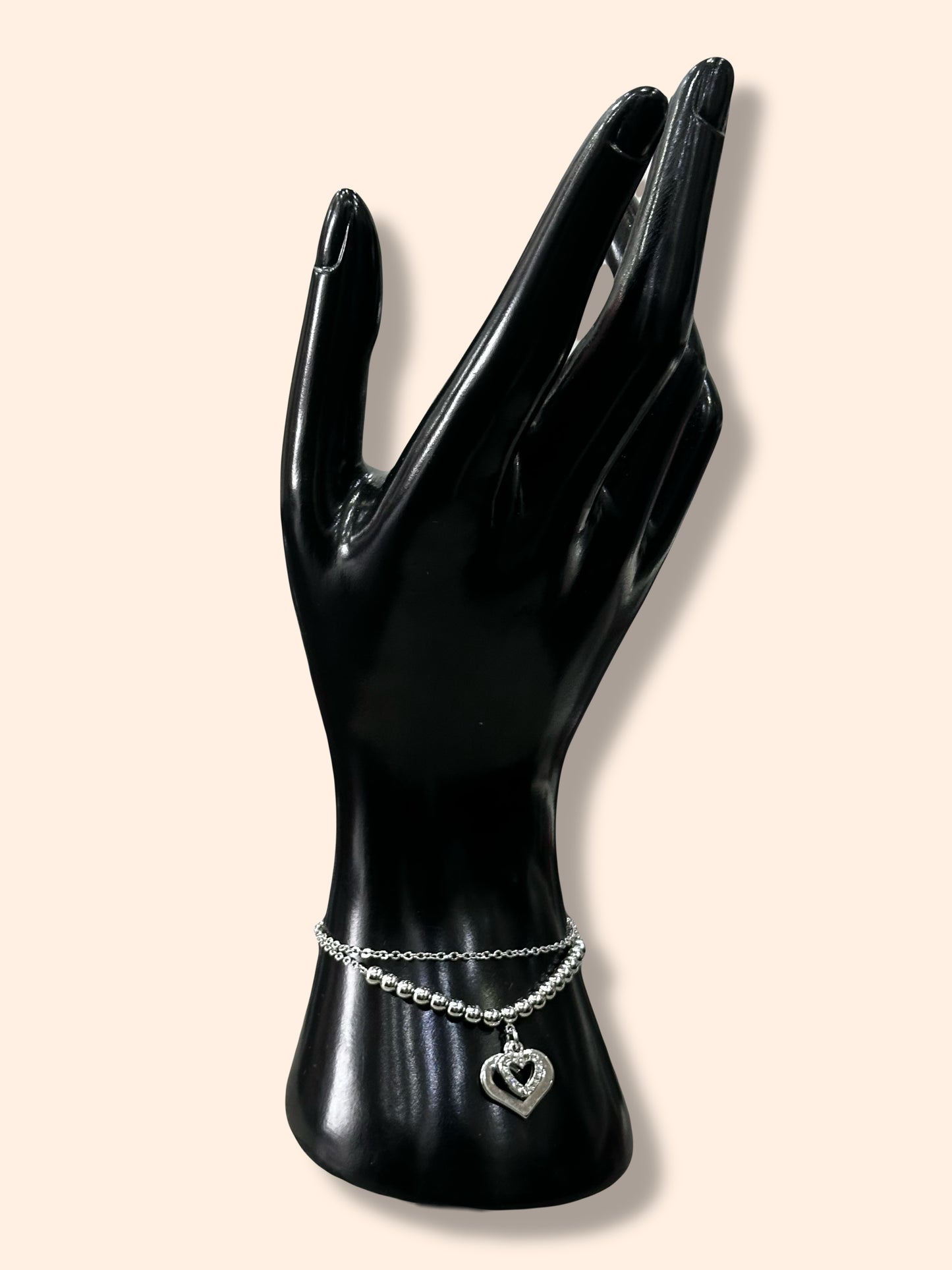 Double chain bracelet