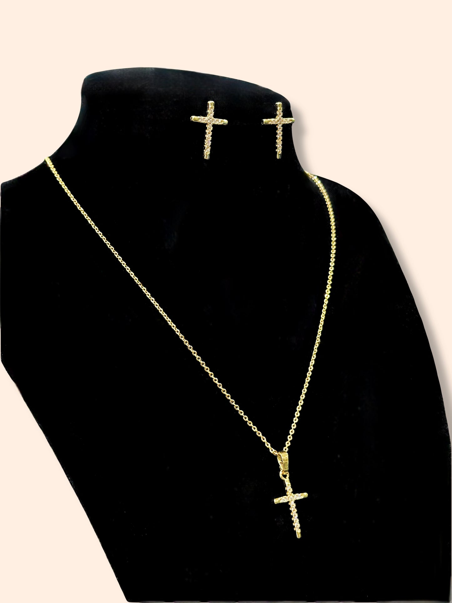 Cross set necklace